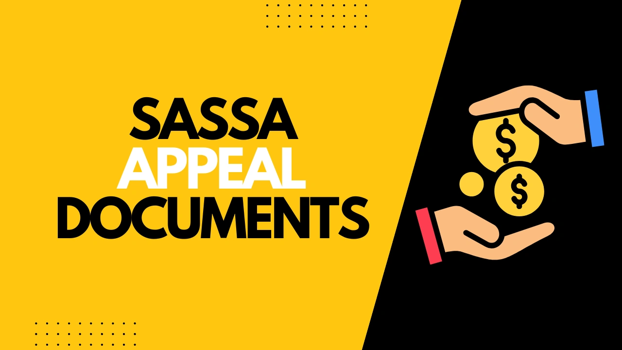 SASSA SRD Appeal Documents 2026
