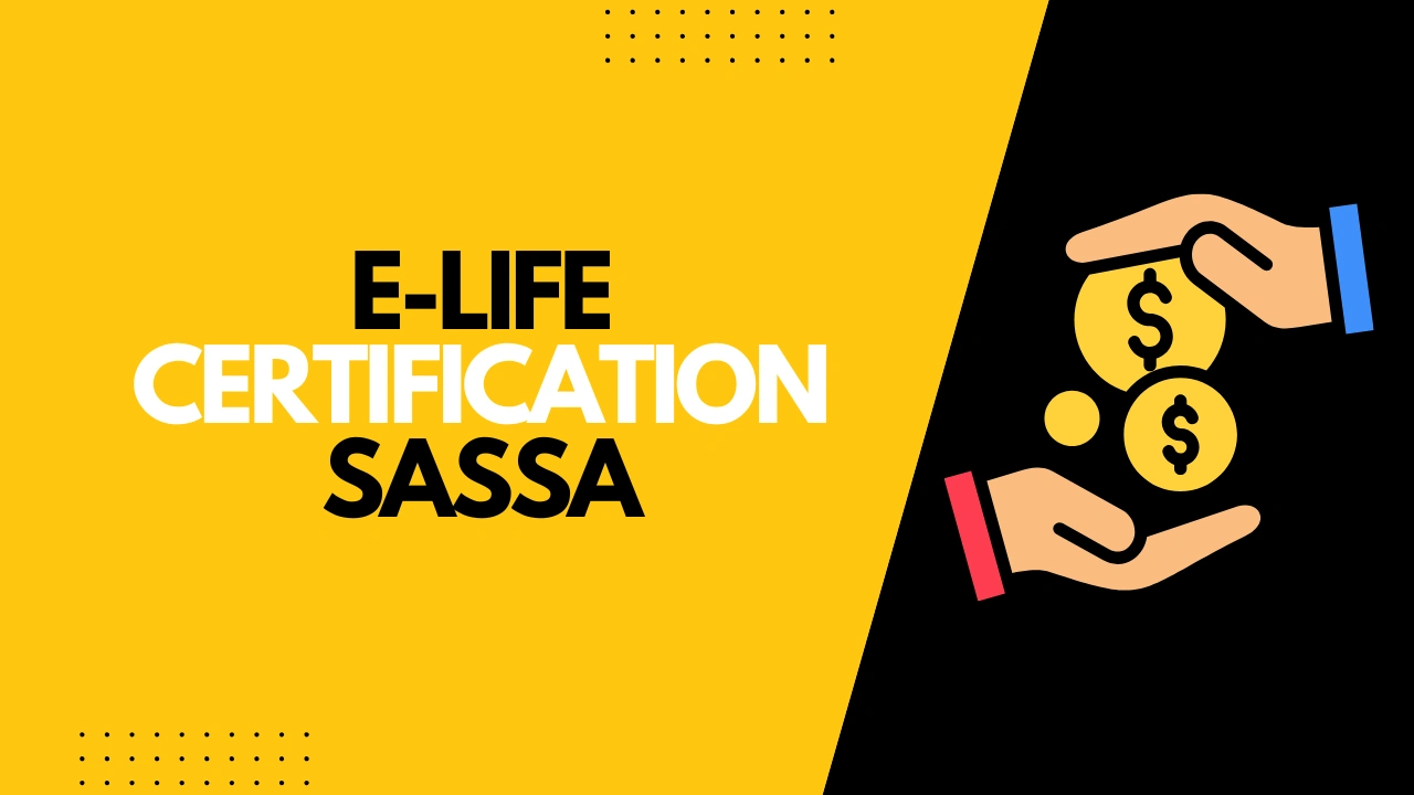 e-Life Certification SASSA Online 2026